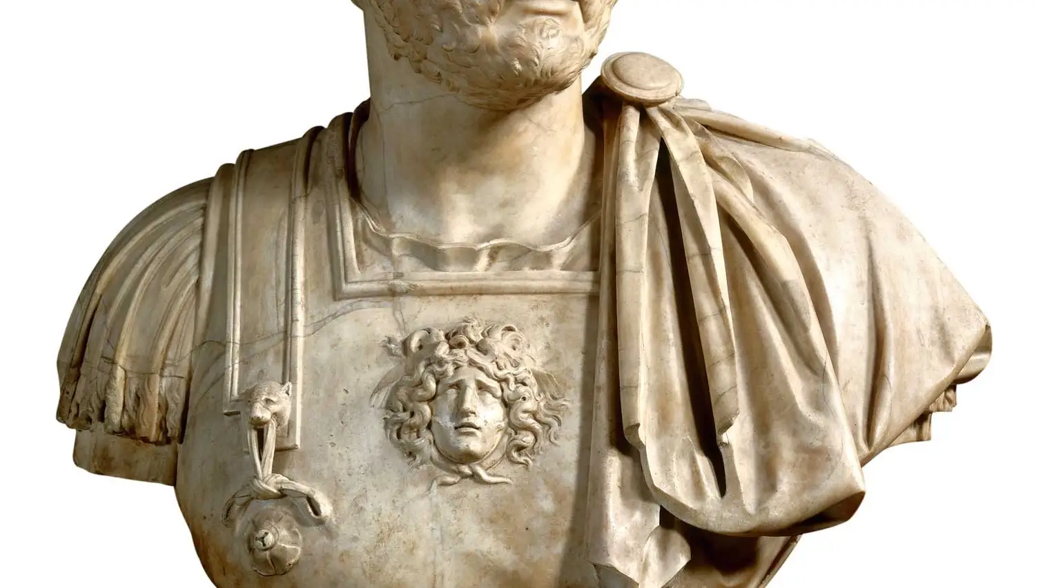 Busto del emperador Adriano. Galería de los Uffizi, Florencia.