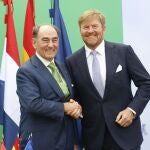El Rey Guillermo de Holanda, acompañado del presidente de Iberdrola, Ignacio Galán, visitó ayer las instalaciones de Iberdrola en Puertollano (Ciudad Real) 