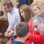  La delegada del Gobierno en Castilla y León, Virginia Barcones, preside el acto de entrega de carnets de Ciber-Expert@ de la Policía de Segovia a alumnos de Sexto de Primaria de los CEIP Eresma, Fray Juan de la Cruz, San José, Madres Concepcionistas, Cooperativa Alcázar y Maristas