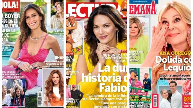 Revistas del corazón de este miércoles, 14 de junio