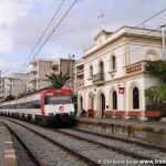 Estación de Cercanías en Sant Pol de Mar 