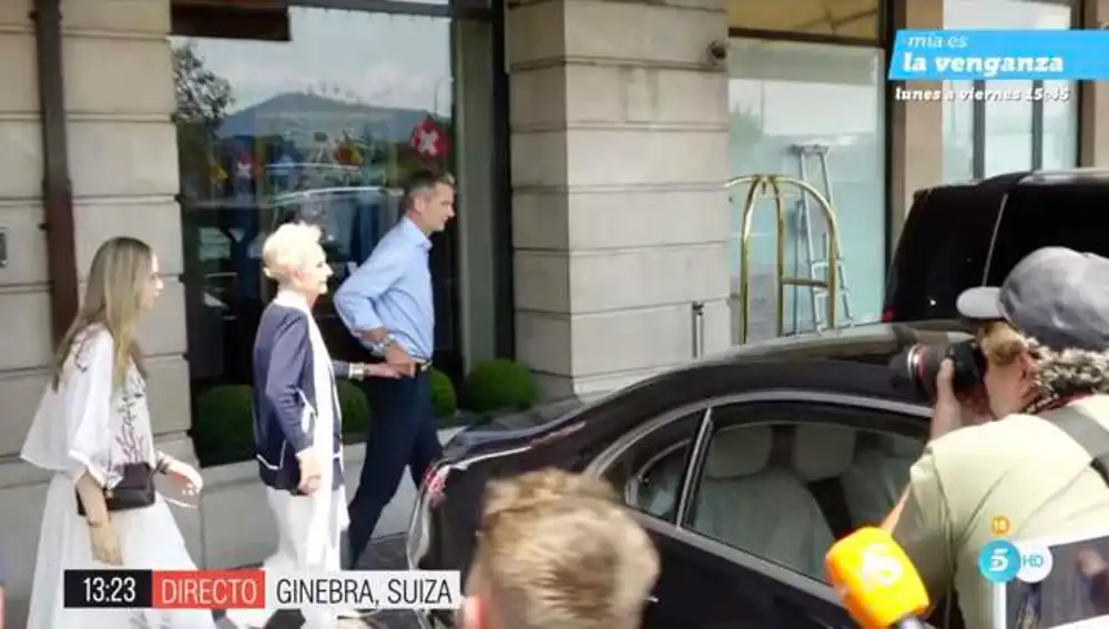 La familia Urdangarin se reúne en Ginebra por la graduación de Irene