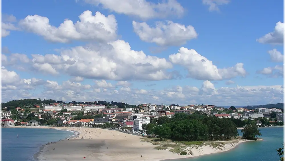 Playa de Santa Cristina en Perillo