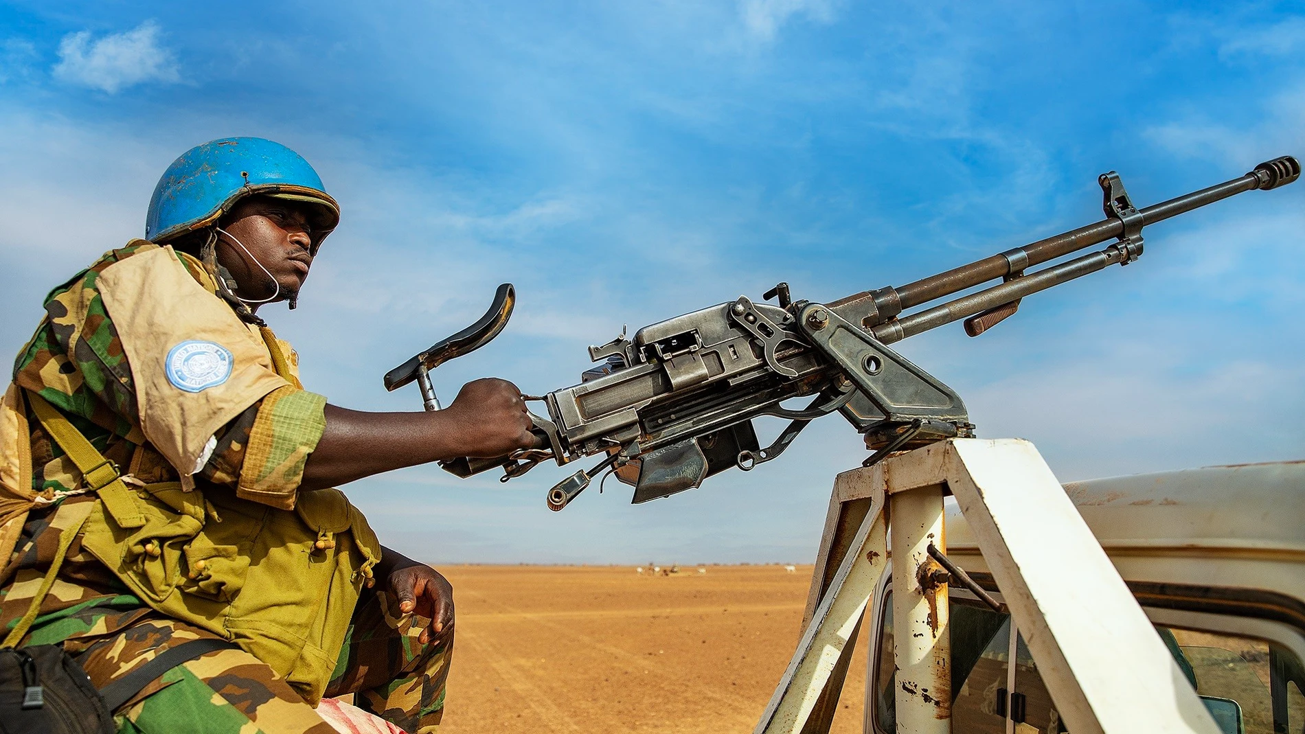 Un 'casco azul' de la MINUSMA en Malí MINUSMA 16/06/2023