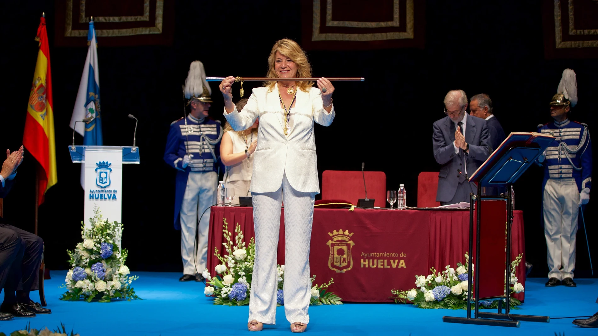 Toma de posesón de Pilar Miranda como alcaldesa de Huelva. AYUNTAMIENTO DE HUELVA 17/06/2023