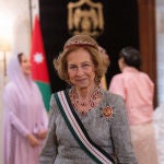 Doña Sofía con los rubíes Niarchos