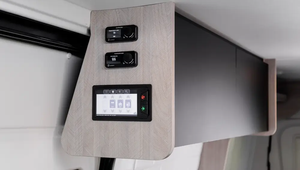 Panel de control de la Daily Camper