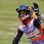 Jorge Martín celebra su triunfo en Alemania
