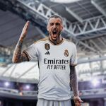 Joselu Mato, en el Santiago Bernabéu