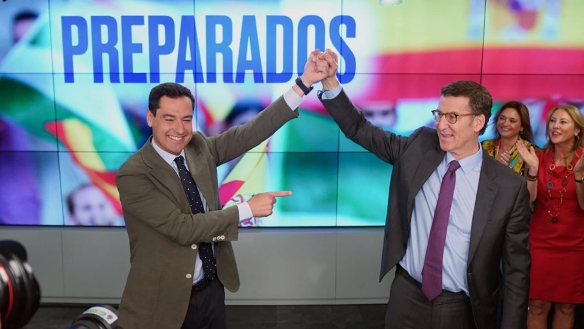 Juanma Moreno y Alberto Núñez Feijóo
