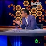 'El Gran Wyoming' y Pedro Sánchez durante un momento de la entrevista