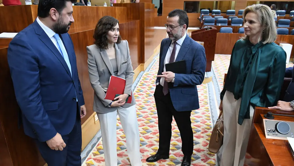 La Asamblea de Madrid acoge el Pleno de investidura que convierte a Ayuso en presidenta