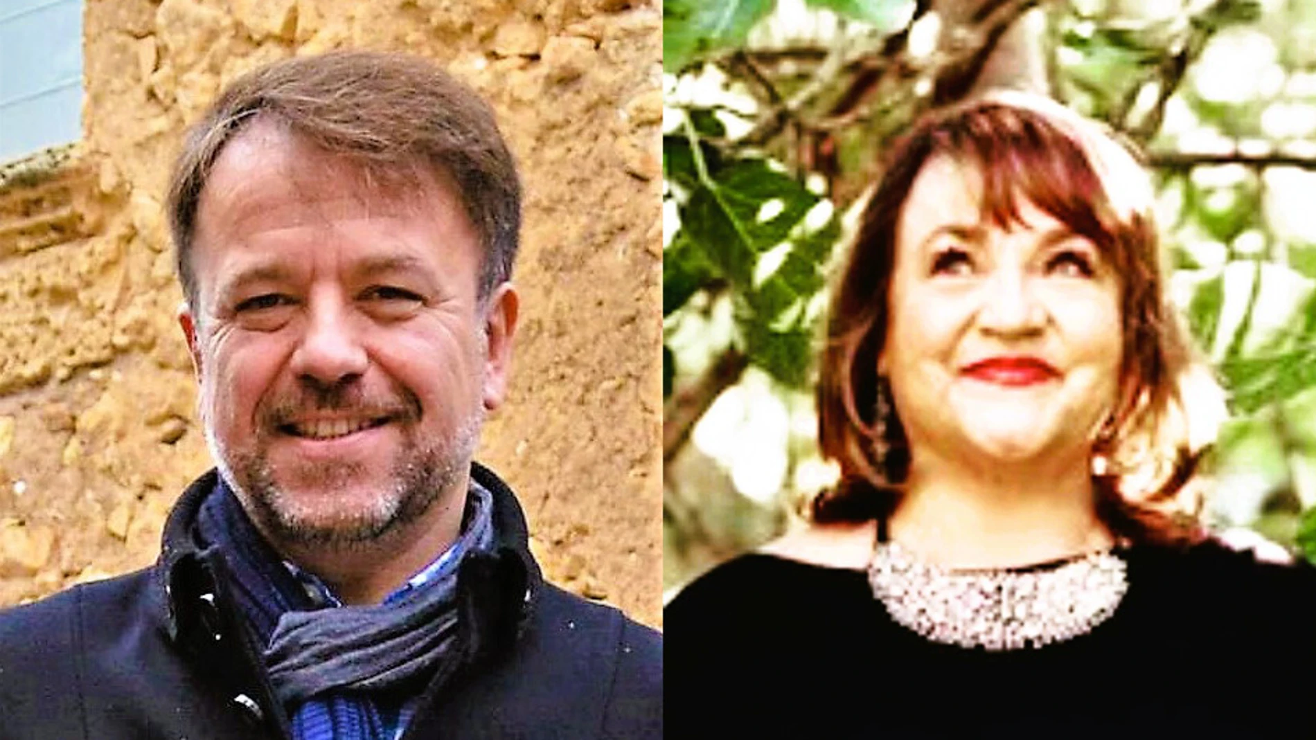 José Luis García Herrera e Ivonne Gordon, ganador y accésit del Premio "Pilar Fernández Labrador"