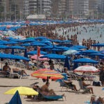 Playa de Benidorm este miércoles