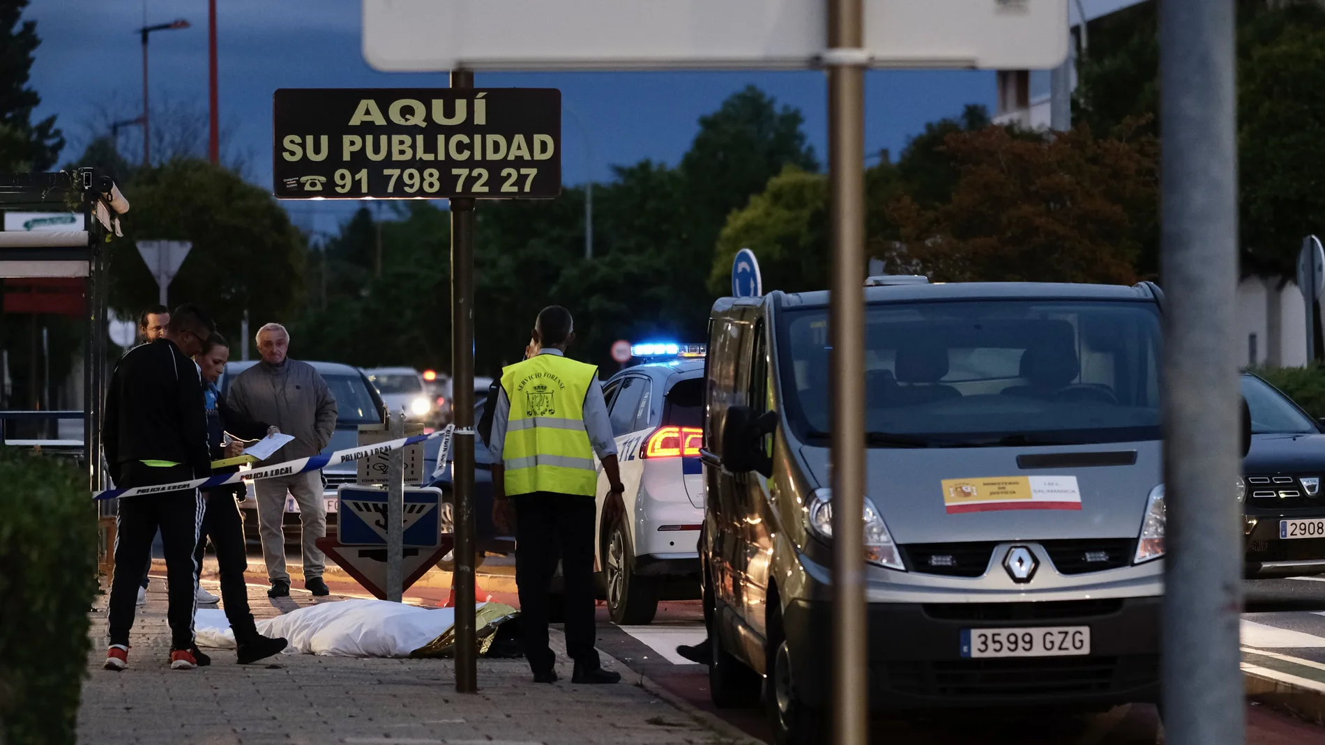 Accidente de moto en Santa Marta de Tormes con un fallecido