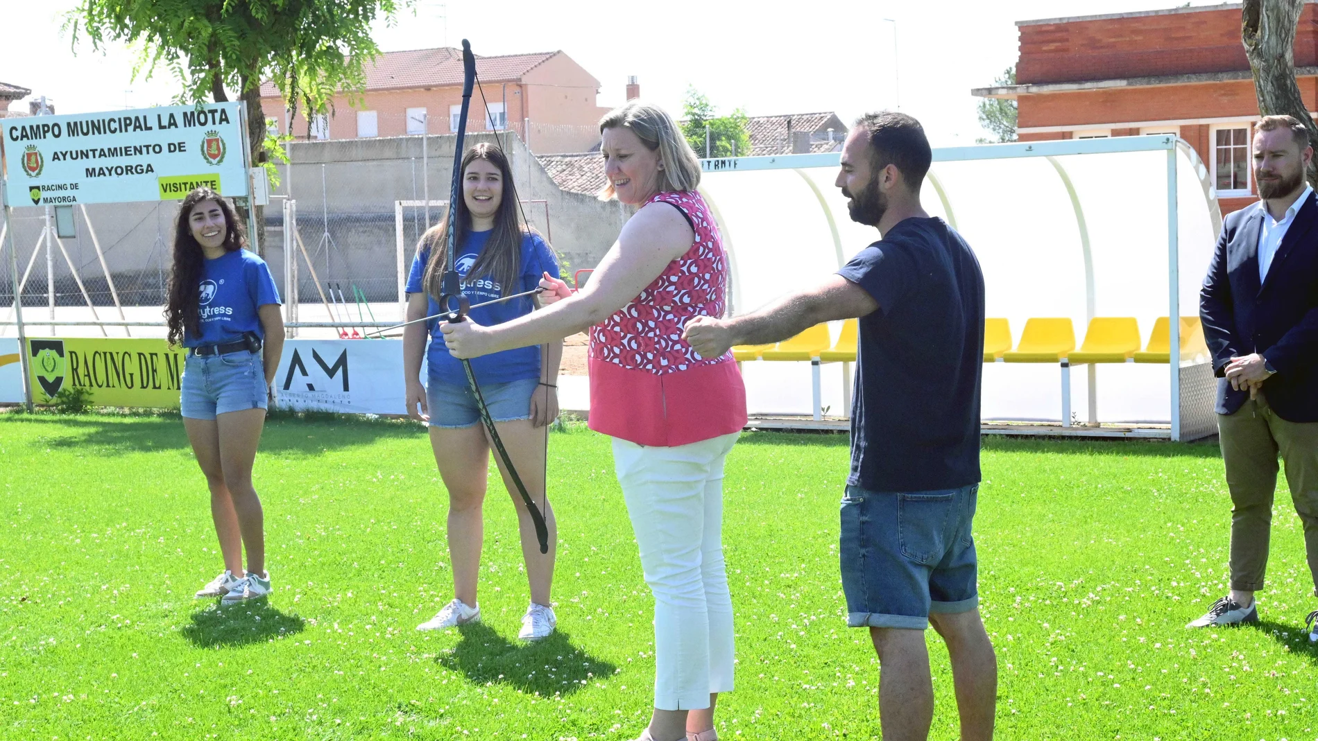 La consejera de Familia e Igualdad de Oportunidades, Isabel Blanco, presenta la Campaña de Verano 2023 del Instituto de la Juventud de Castilla y León, en el albergue Santo Toribio de Mayorga (Valladolid)