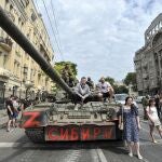 Un blindado del Grupo Wagner en Rostov