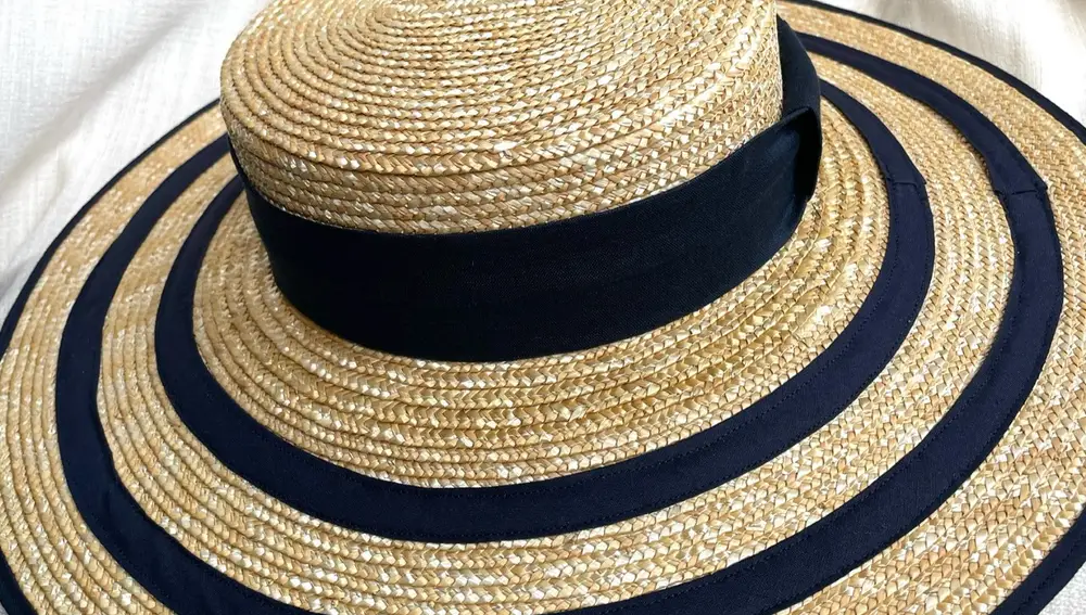 Sombrero Canotier triple cinta