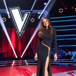 Eva González es pura inspiración de invitadas con este look de alta costura de Roberto Diz