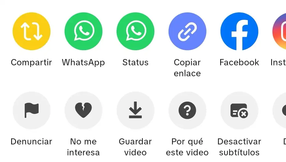 Habitualmente seleccionamos WhatsApp, la clave es elegir Status