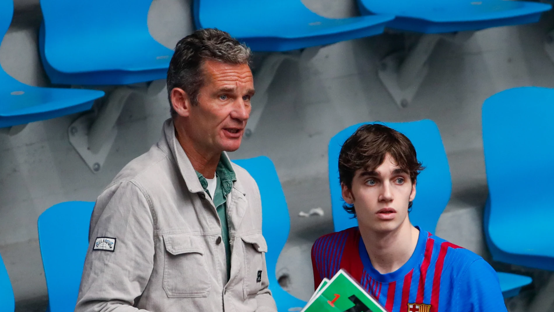 Iñaki Urdangarin junto a su hijo Pablo