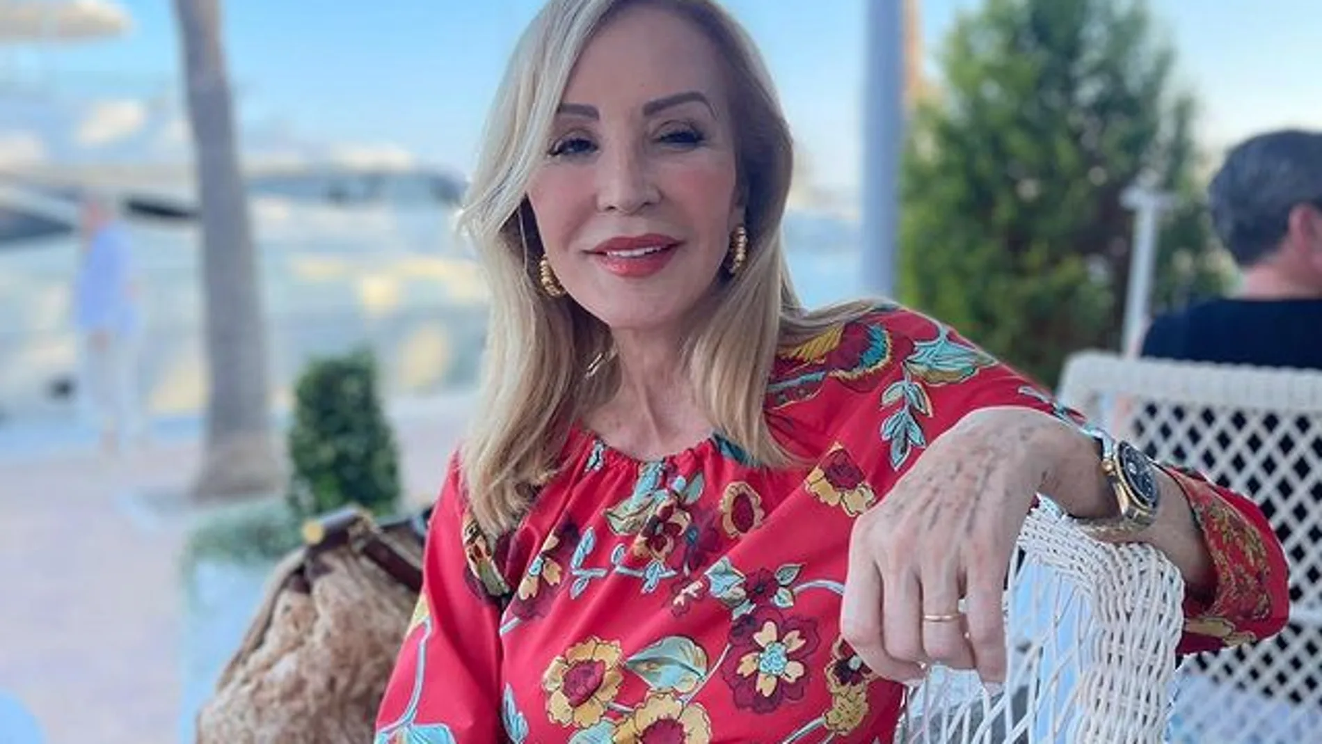 Carmen Lomana en Mallorca.