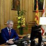 Collboni, en su nuevo despacho 