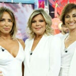 María Patiño, Terelu Campos y Adela González, presentadoras de 'Sálvame'