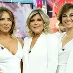 María Patiño, Terelu Campos y Adela González, presentadoras de 'Sálvame'