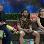 Jorge Ponce, Dani Rovira y Eva Soriano en 'La Resistencia'