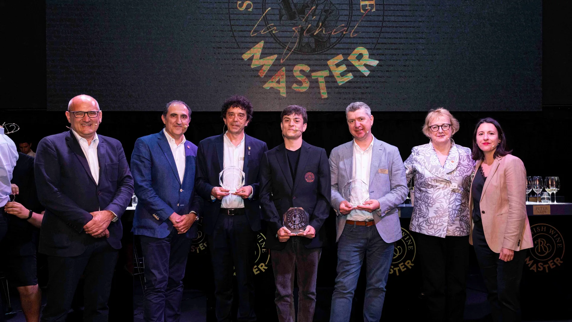 Pedro Ballesteros, Rodolfo Bastida, Fernando Mayoral, Alberto Ruffoni, Peter Arijs, Sarah Jane Evans y Rosana Lisa