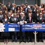 Concentración de abogados por la defensa de la justicia