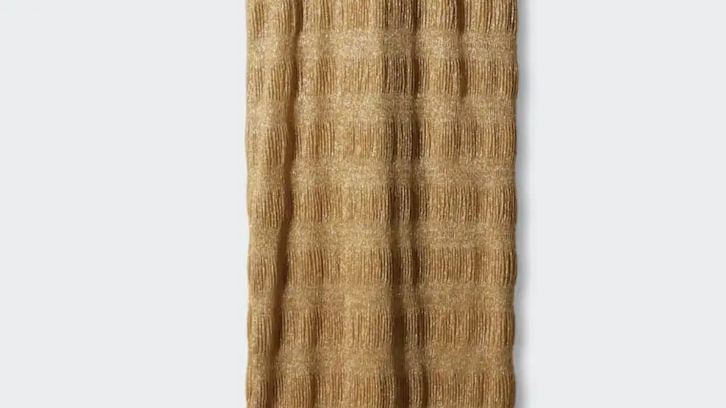 Vestido lúrex cuello halter