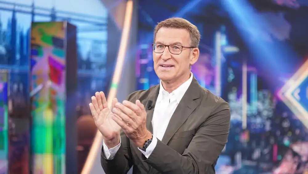 Alberto Núñez Feijóo y su look en 'El Hormiguero'.