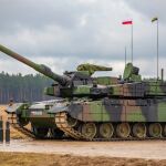 Uno de los carros K2 fabricados para las fuerzas armadas de Polonia