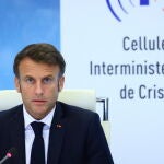 French President Macron holds a new crisis meeting after third night of riots, in Paris