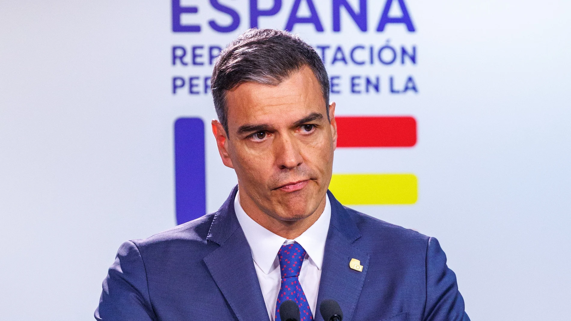 El presidente del Gobierno, Pedro Sánchez, en Bruselas