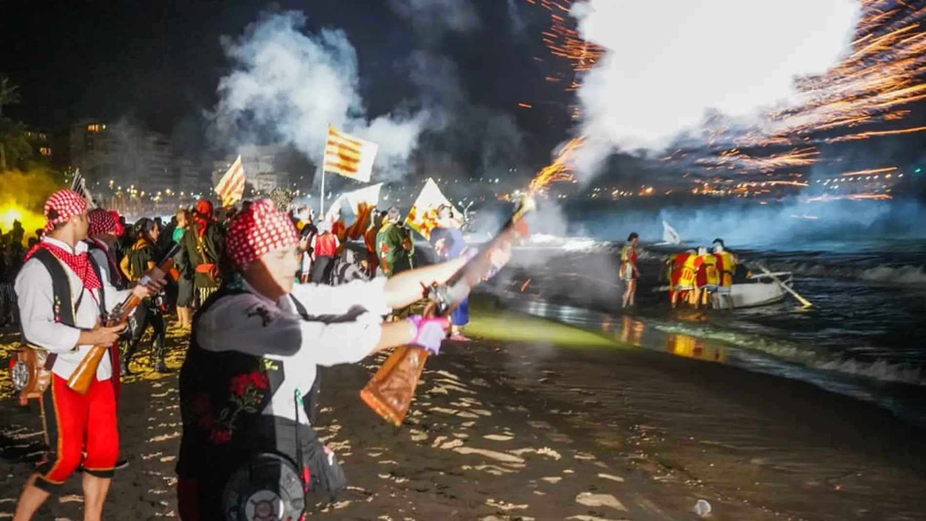 Imagen del Desembarco de las fiestas de Moros y Cristianos de La Vila Joiosa.