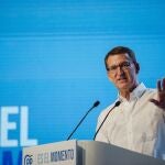 MADRID.-23J.- Feijóo busca "una mayoría para gobernar en solitario" y hacerlo "sin bloques ni bloqueos"