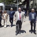 El consejero Alejandro Vázquez junto a José Antonio Visedo