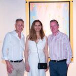 Marcelo De Stefano, Nasrin Zhiyan y el embajador de Irlanda, Frank Smyth