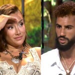 Adara y Asraf en el debate final de 'Supervivientes 2023'