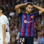 Eric García con el Barcelona