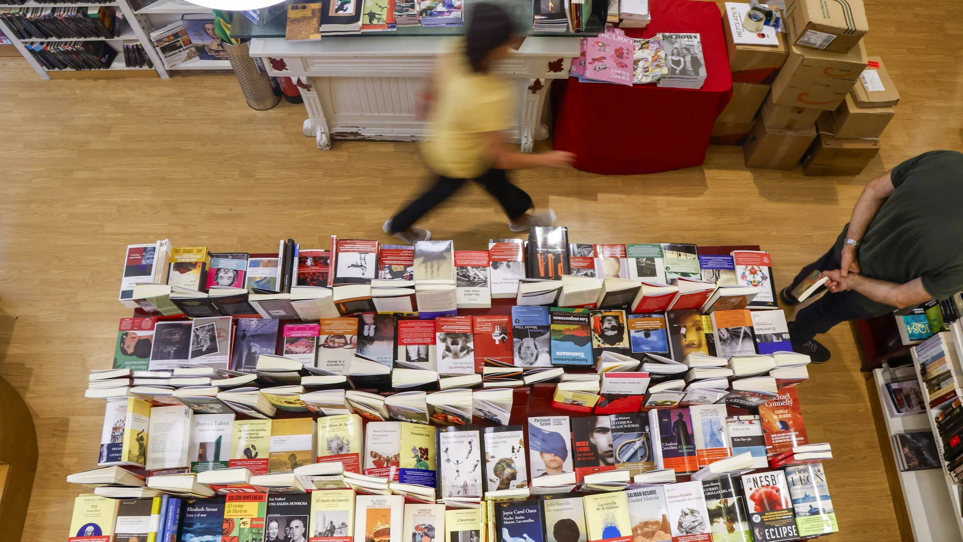 Imagen de la icónica librería Lagun, símbolo de resistencia antifranquista y de la lucha del pueblo vasco contra el terrorismo de ETA