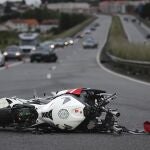 Aparatoso accidente de tráfico
