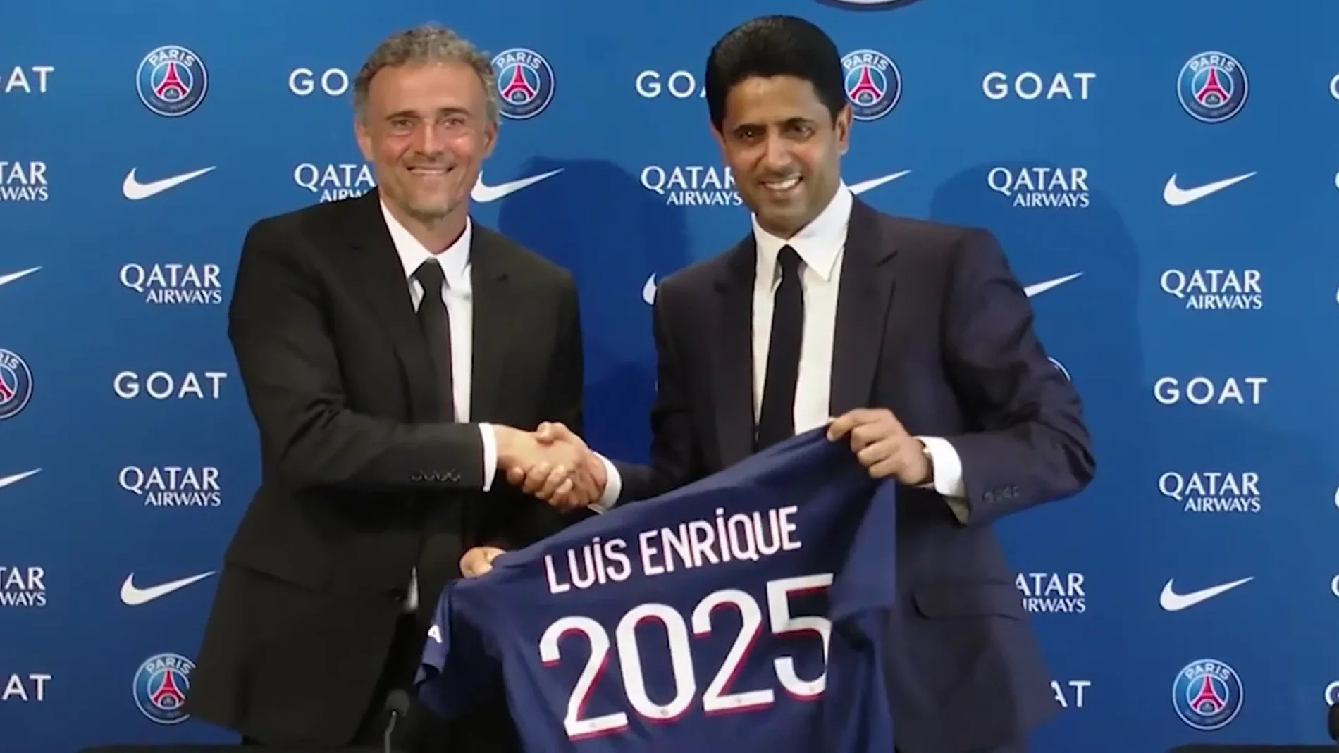 Luis Enrique, nuevo entrenador del PSG hasta 2025