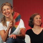 Yolanda Díaz participa en Valladolid en un acto junto a candidatos de Sumar a las Cámaras