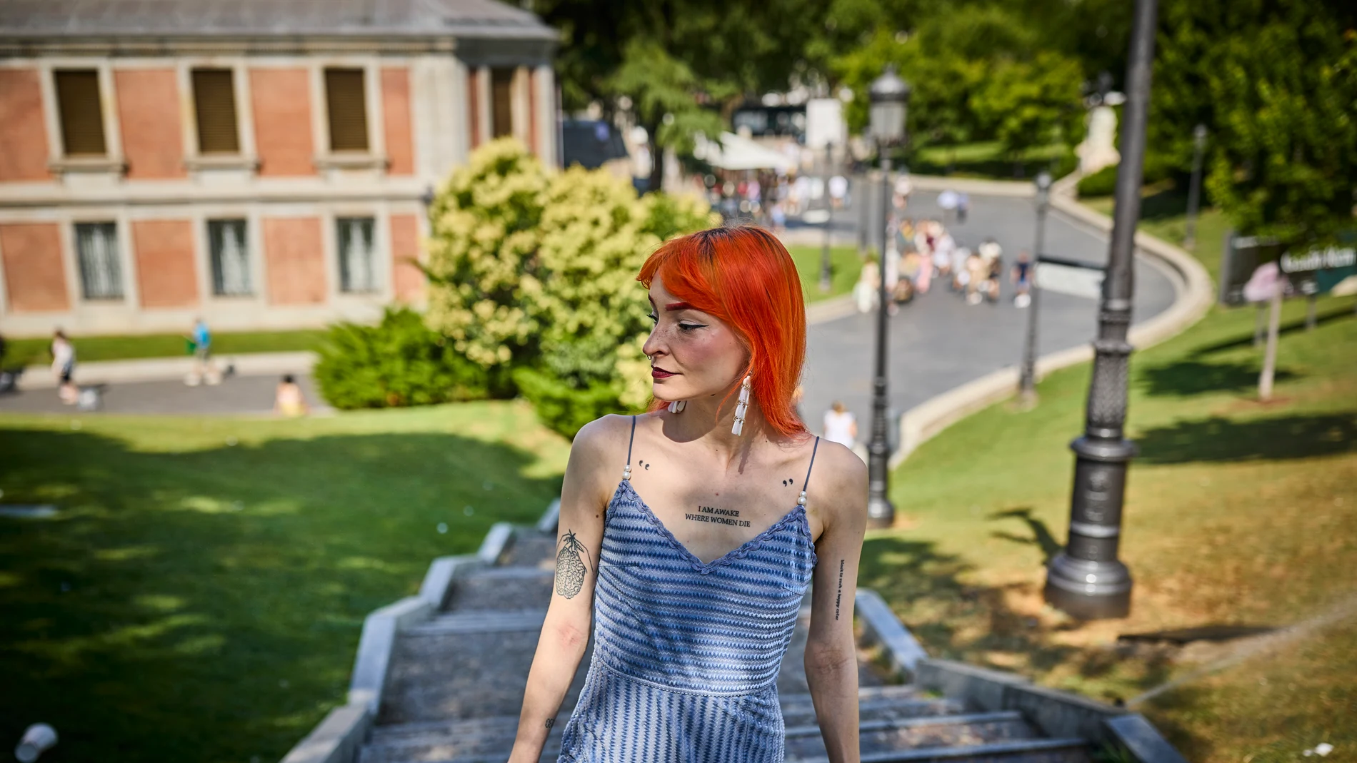 Eugenia Tenenbaum es historiadora del arte. Gallega afincada en Madrid, a través de sus redes sociales y Patreon se ha convertido en los últimos años en una de las divulgadoras digitales con más impacto de nuestro país. Su ámbito de especialidad es la perspectiva de género aplicada al mundo del arte. © Alberto R. Roldán / Diario La Razón. 26 06 2023