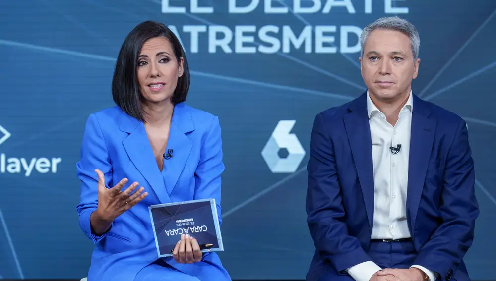 Rueda de prensa del Debate Cara a Cara presentado por Ana Pastor y Vicente Valles. David Jar
