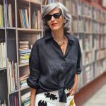 Carmen Gimeno con pantalones de Zara.